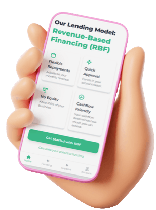 Revenue Based Financing App Interface