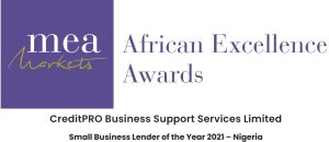 Small Business Lender of the Year 2021 - Nigeria
