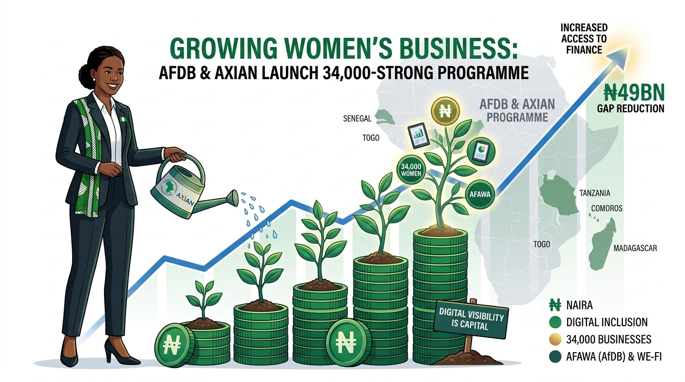 AfDB and AXIAN Launch Programme to Support 34,000 Women Led Businesses: What It Means for African SMEs